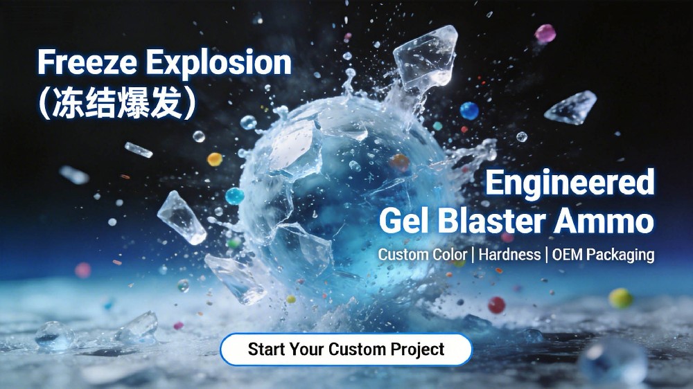 Custom Gel Blaster Ammo Manufacturer