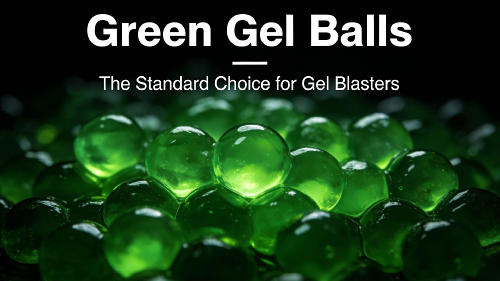 Green Gel Balls | Gel Blaster Ammo Supply