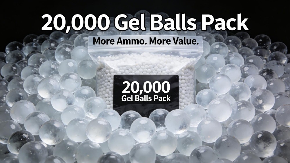 20,000 Gel Balls Pack | Bulk Gel Blaster Ammo