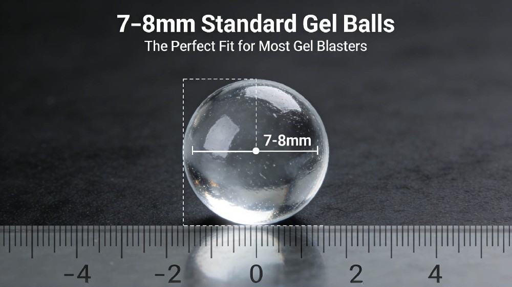 7-8mm Gel Balls | Standard Gel Blaster Ammo
