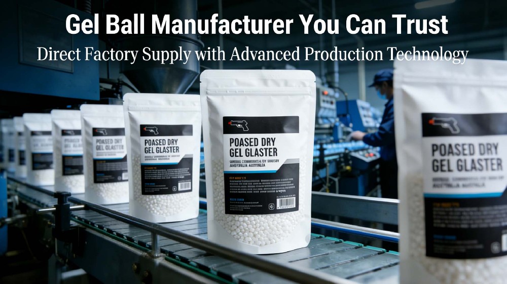 Gel Ball Manufacturer | Custom Gel Blaster Ammo Factory